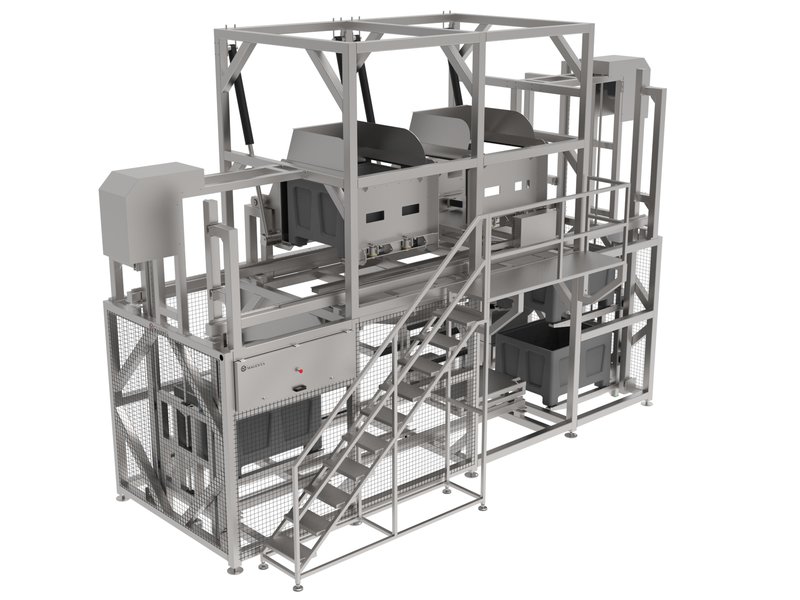 Double Acting Box Tilting Machine